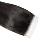Cierre de cabello humano Yaki Liso 6x6 HD Lace