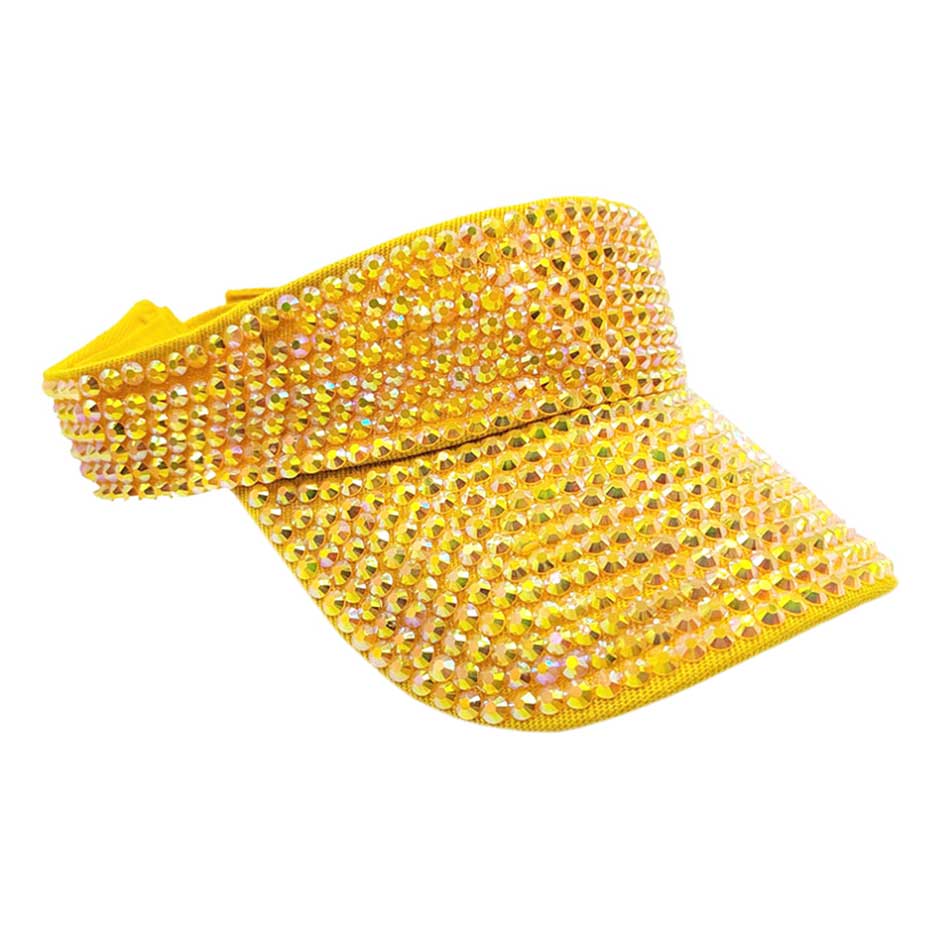 Women's Bling Studded Visor Hat