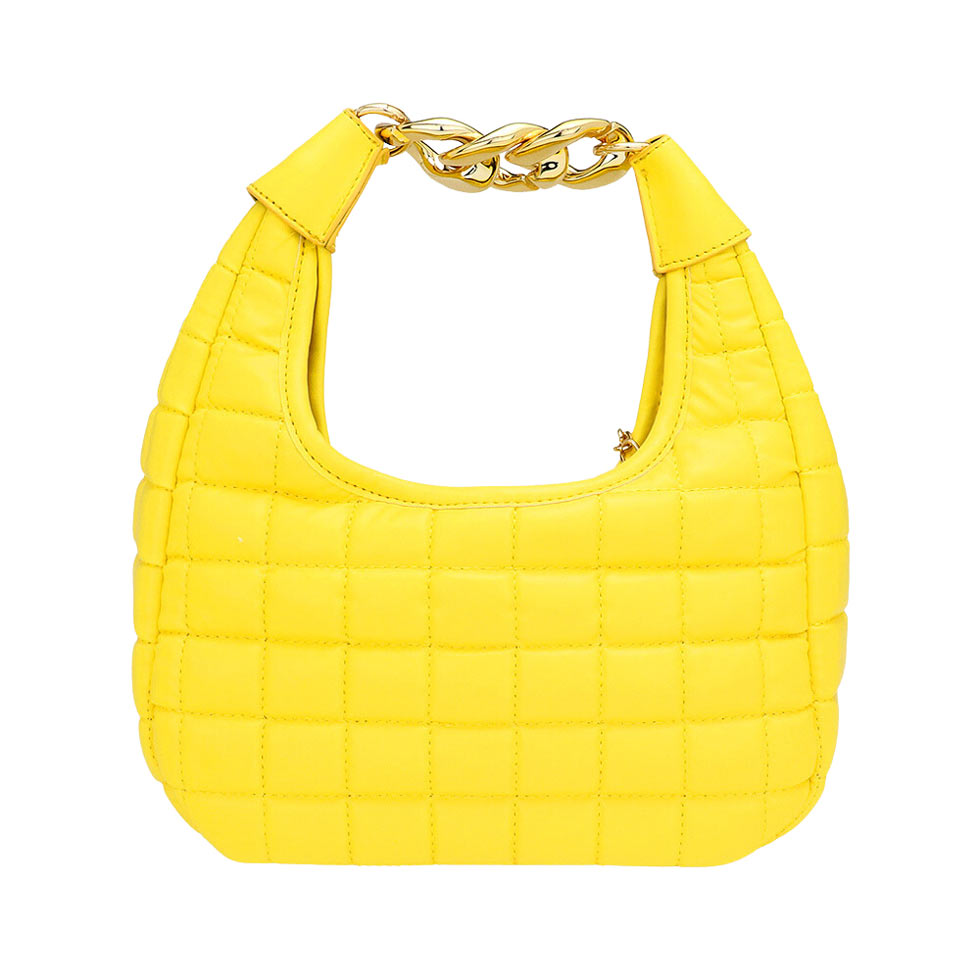 Quilted Soft Tote Crossbody Bag