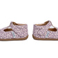 Ava Blossom Kids' Barefoot Mary Janes | Floral T-Strap Toddler Shoes