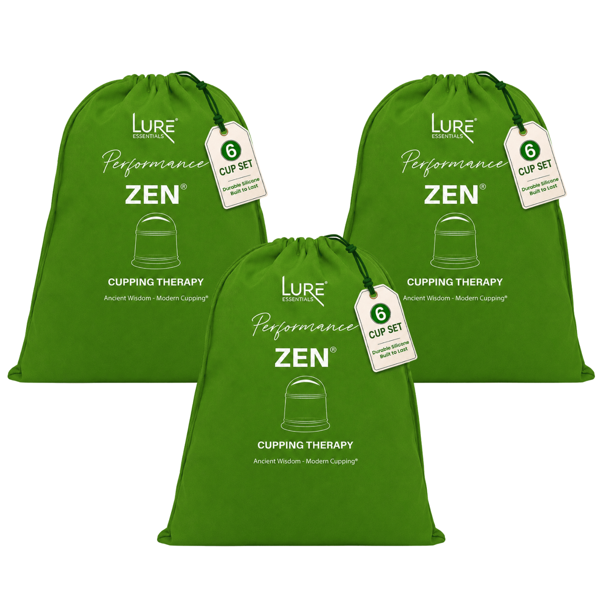 ZEN Cupping Therapy Set - 6 Cups