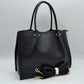 Premium Structured Satchel Bag with Detachable Shoulder Strap and Gold-Tone Hardware