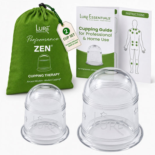 Set de ventosas corporales ZEN 1 copa pequeña y 1 copa grande