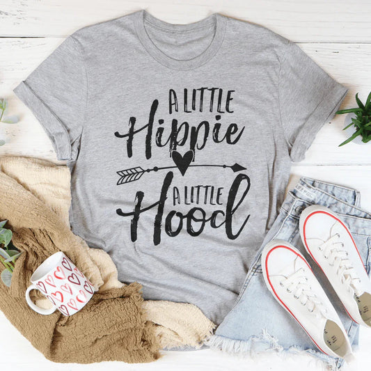 Camiseta "Un poco hippie, un poco calle"