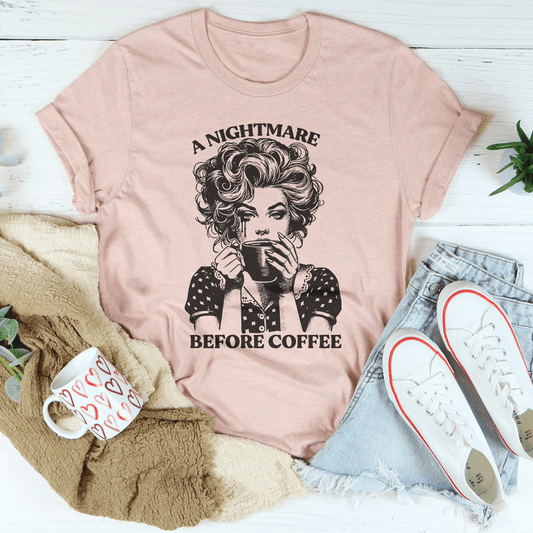 Una pesadilla antes del café (camiseta)