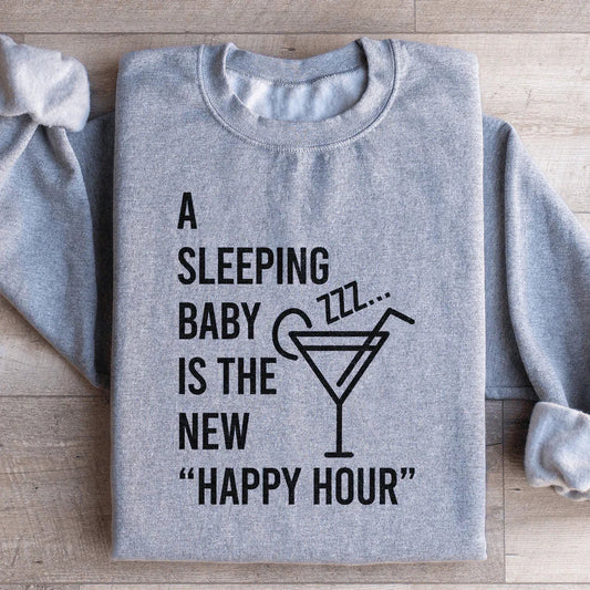 Una sudadera: un bebé durmiendo es el nuevo Happy Hour