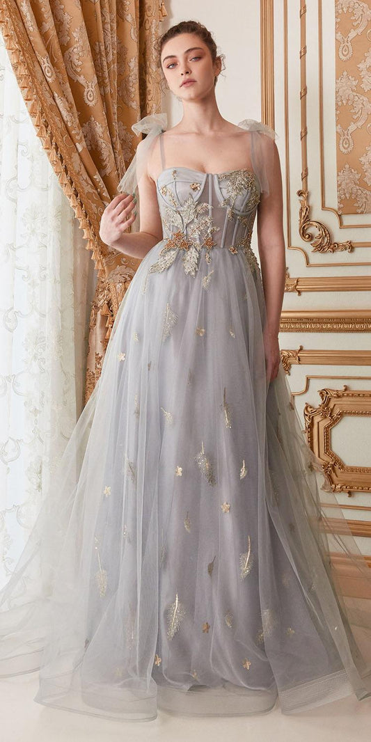 Vestido Largo Adornado Andrea & Leo A0824 Star of My Eye