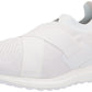 adidas Womens Ultraboost DNA Running Shoe White/White/Acid Orange (Slip-on) 8