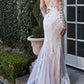Andrea & Leo A1022 Bohemian Lace Mermaid Gown