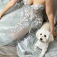 Andrea & Leo A1089 Penelope Blossom Gown with Overskirt