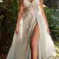 Andrea & Leo A1089 Penelope Blossom Gown with Overskirt