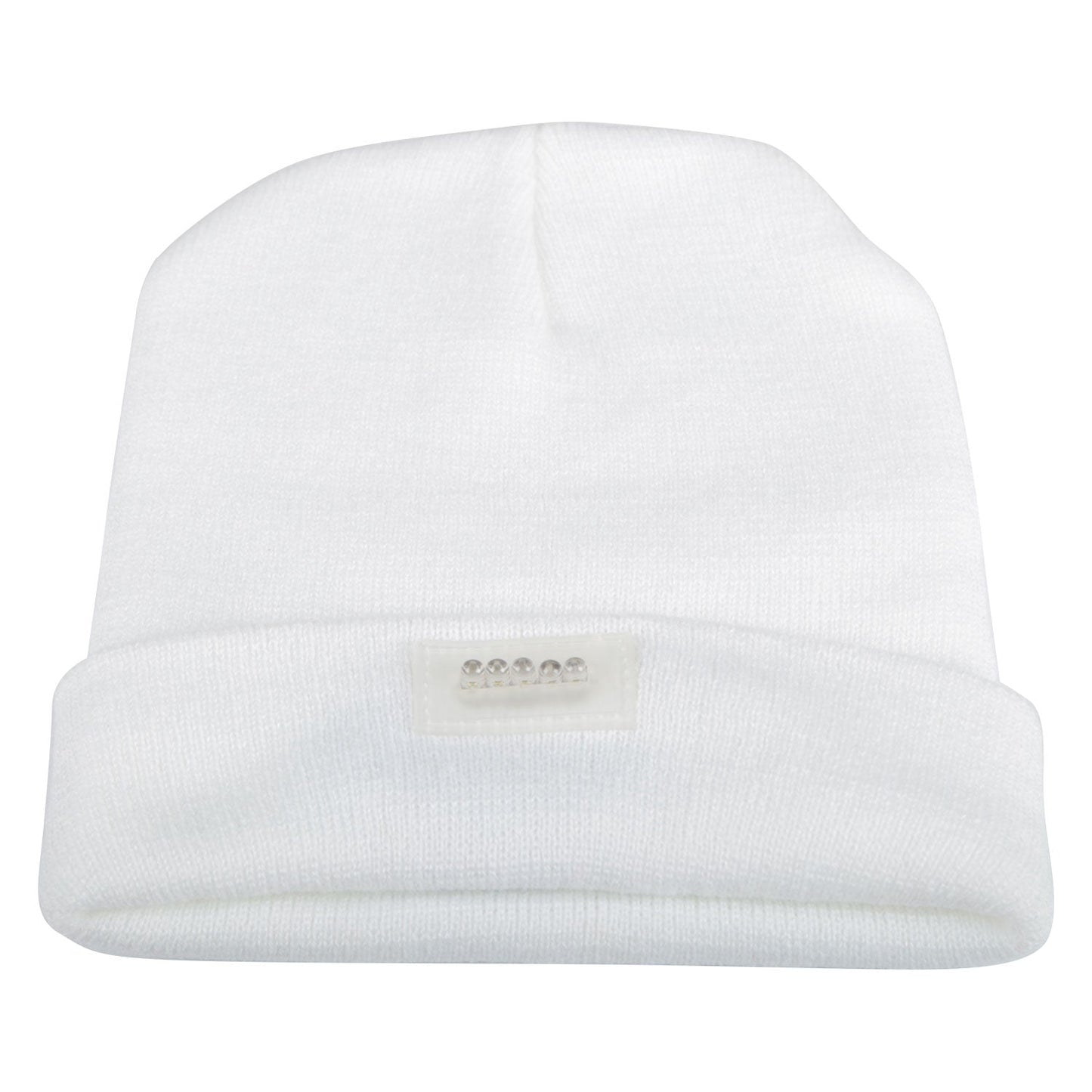 Unisex 5 LED Knitted Beanie Winter Warm Hat Camping Jogging Running Cap Headlamp