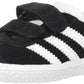 adidas Originals Unisex-Baby Gazelle Running Shoe Black/White/White 10Toddler