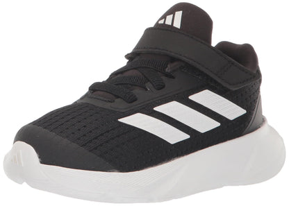 adidas Duramo SL Elastic Lace Sneaker Core Black/White/Carbon 11.5 US Unisex Little Kid
