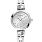GUESS Ladies 26mm Watch - Silver Tone G-Link Silver Dial Silver Case