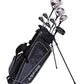 Juego completo de golf Aspire XD1 para adolescentes Incluye Driver, Madera de calle, Híbrido, Hierros 7, 8, 9, Wedge, Putter, Bolsa con soporte, 3 HCS para adolescentes de 13 a 16 años, Mano derecha - Altura 130 cm - 142 cm