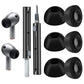 Almohadillas de espuma para Samsung Galaxy Buds3 Pro - Máxima comodidad y ajuste inquebrantable con almohadillas de espuma con memoria - Repuestos de almohadillas - L