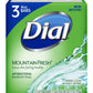 Jabón Desodorante Antibacterial Dial Mountain Fresh 4 Onzas 9 Barras