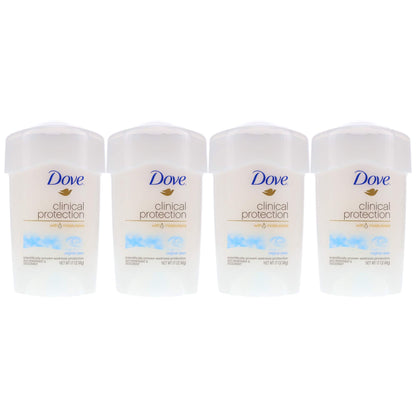 Desodorante Dove Clinical Protection Original Clean 48g (Paquete de 4) (Lote)