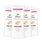 Dove Advanced Care Antiperspirant Deodorant Stick Peach & Chamomile Tea 4 Count for helping your skin barrier repair after shaving 72 hour odor control and all-day sweat protection 2.6 oz