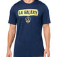 adidas Mens Los Angeles Galaxy Local Pop Short Sleeve Pre-Game T-Shirt Team Navy Blue/La Gallaxy XX-Large