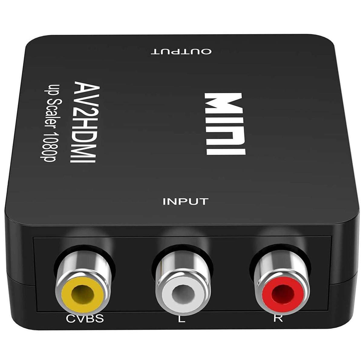 Adaptador de convertidor de audio y video ABLEWE 1080P Mini RCA compuesto CVBS