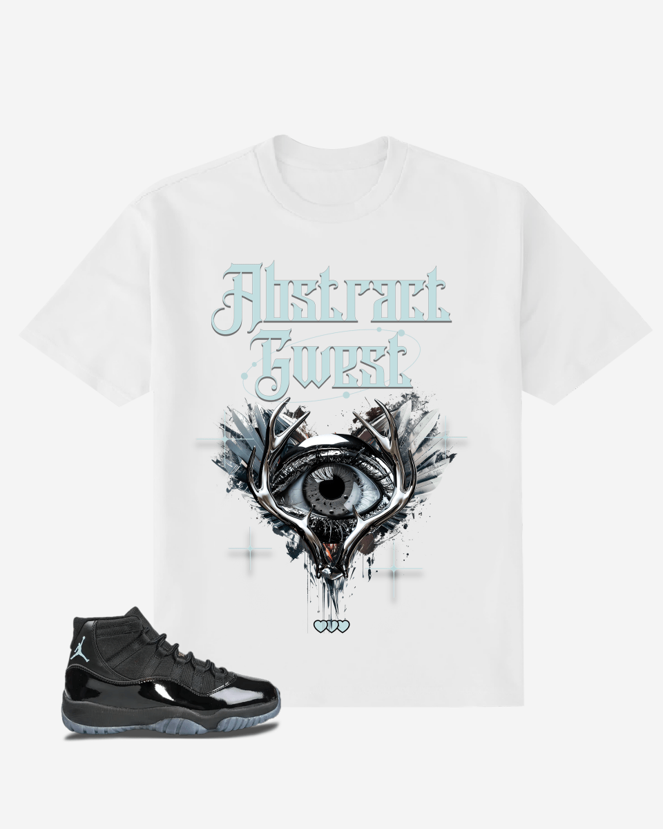 G West Abstract Lovers Oversized T-Shirt Mens