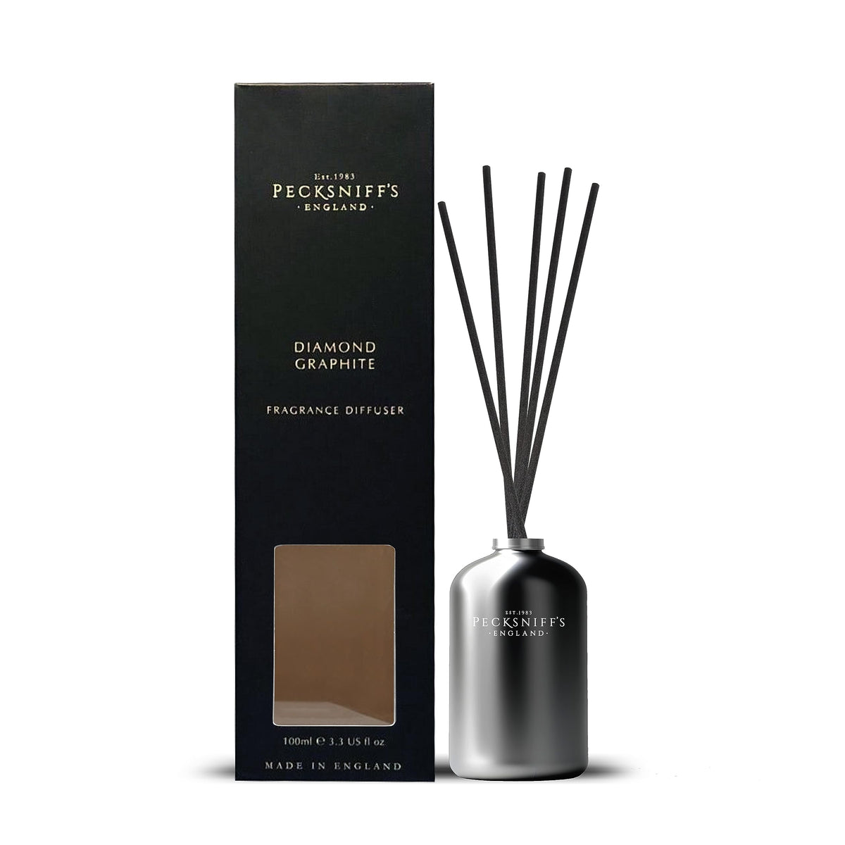 Difusor de pino nórdico y bayas de enebro Pecksniffs | 100ml/3.38 Fl Oz