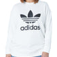 adidas Originals Womens Trefoil Crew Sweatshirt White X-Large