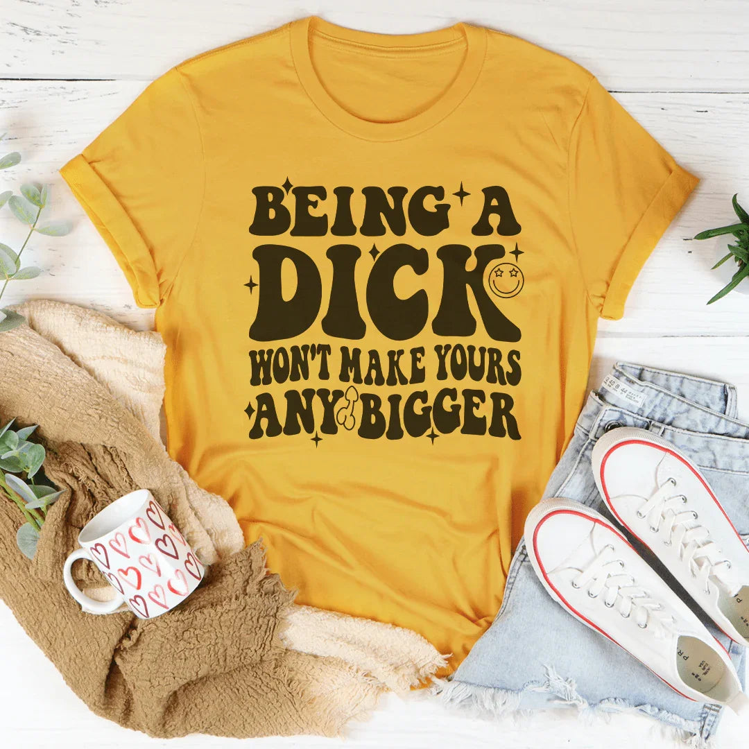 Savage Comeback Quote Top – "Acting Like A Dick" Casual Shirt
