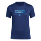 adidas Womens Short Sleeve Pre-Game T-Shirt Team Navy Blue/Vancouver Whitecaps X-Large