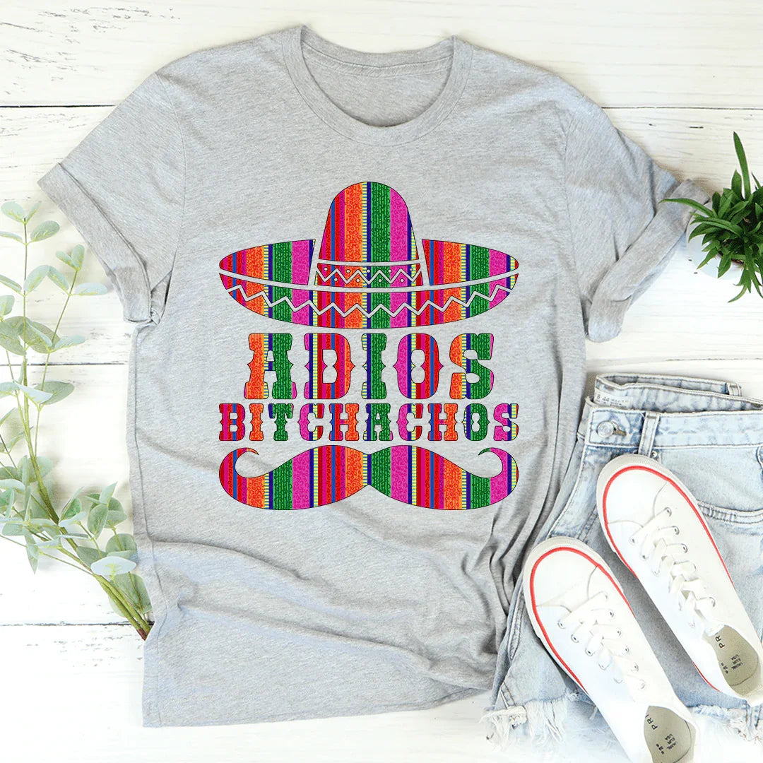 Sassy Saying Short-Sleeve Tee – "Adios Bitchachos"