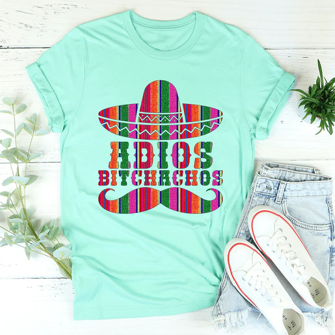 Sassy Saying Short-Sleeve Tee – "Adios Bitchachos"