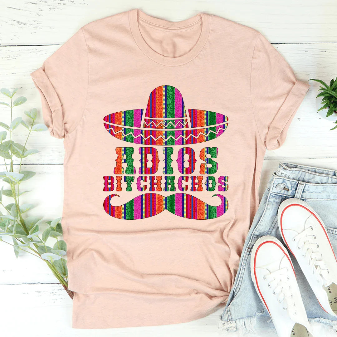 Sassy Saying Short-Sleeve Tee – "Adios Bitchachos"