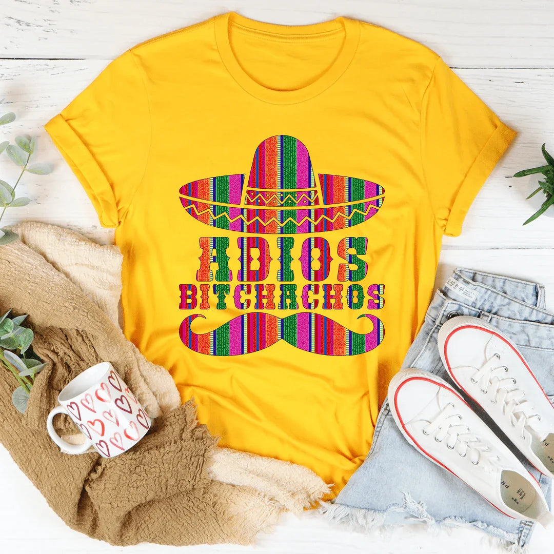 Sassy Saying Short-Sleeve Tee – "Adios Bitchachos"