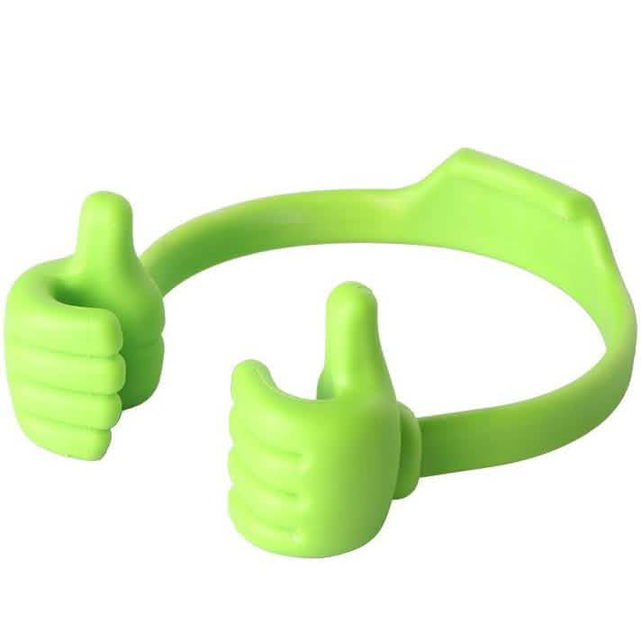 Soporte ajustable para teléfono con pulgar perezoso