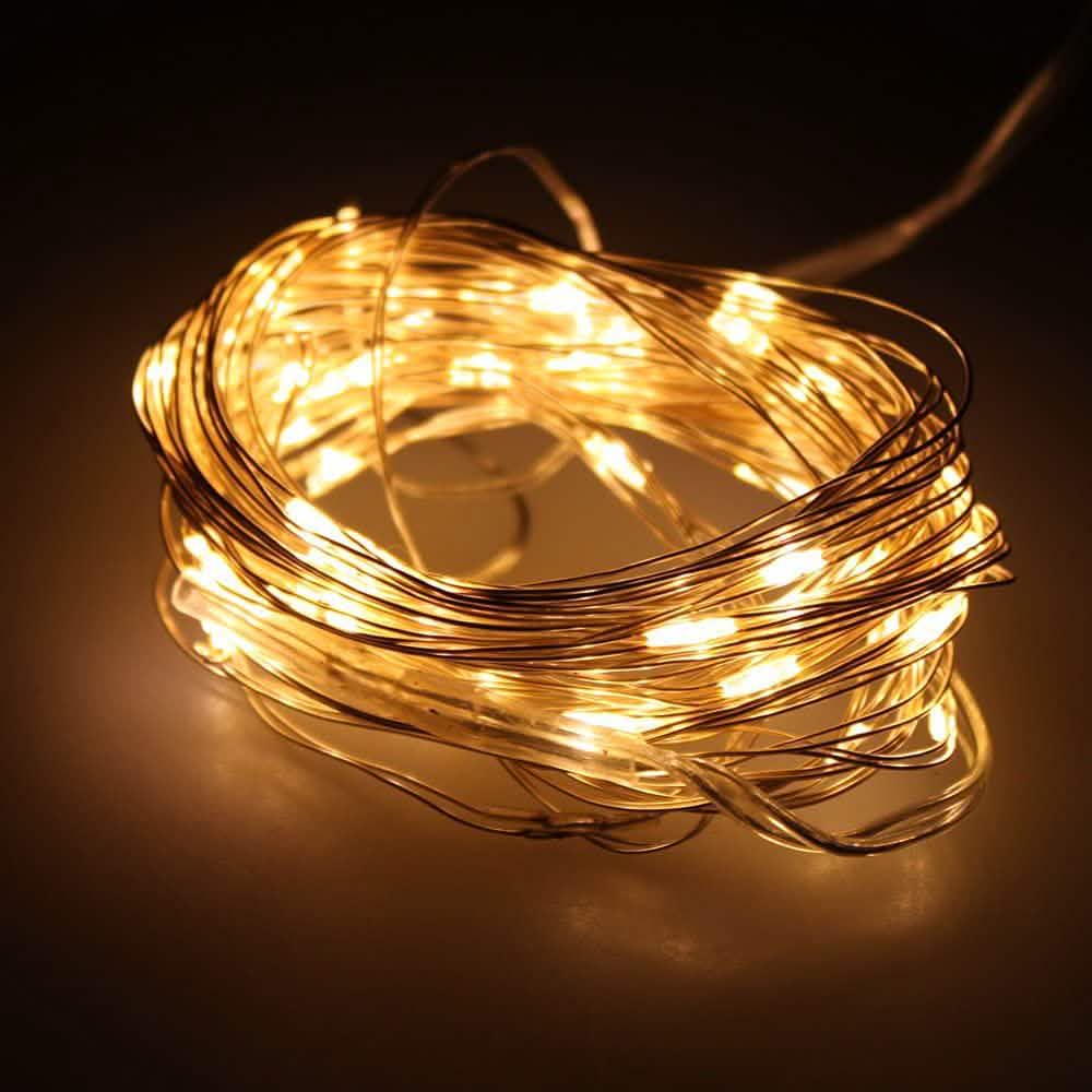 AGPtek 16.5 pies 50 luces LED individuales impermeables