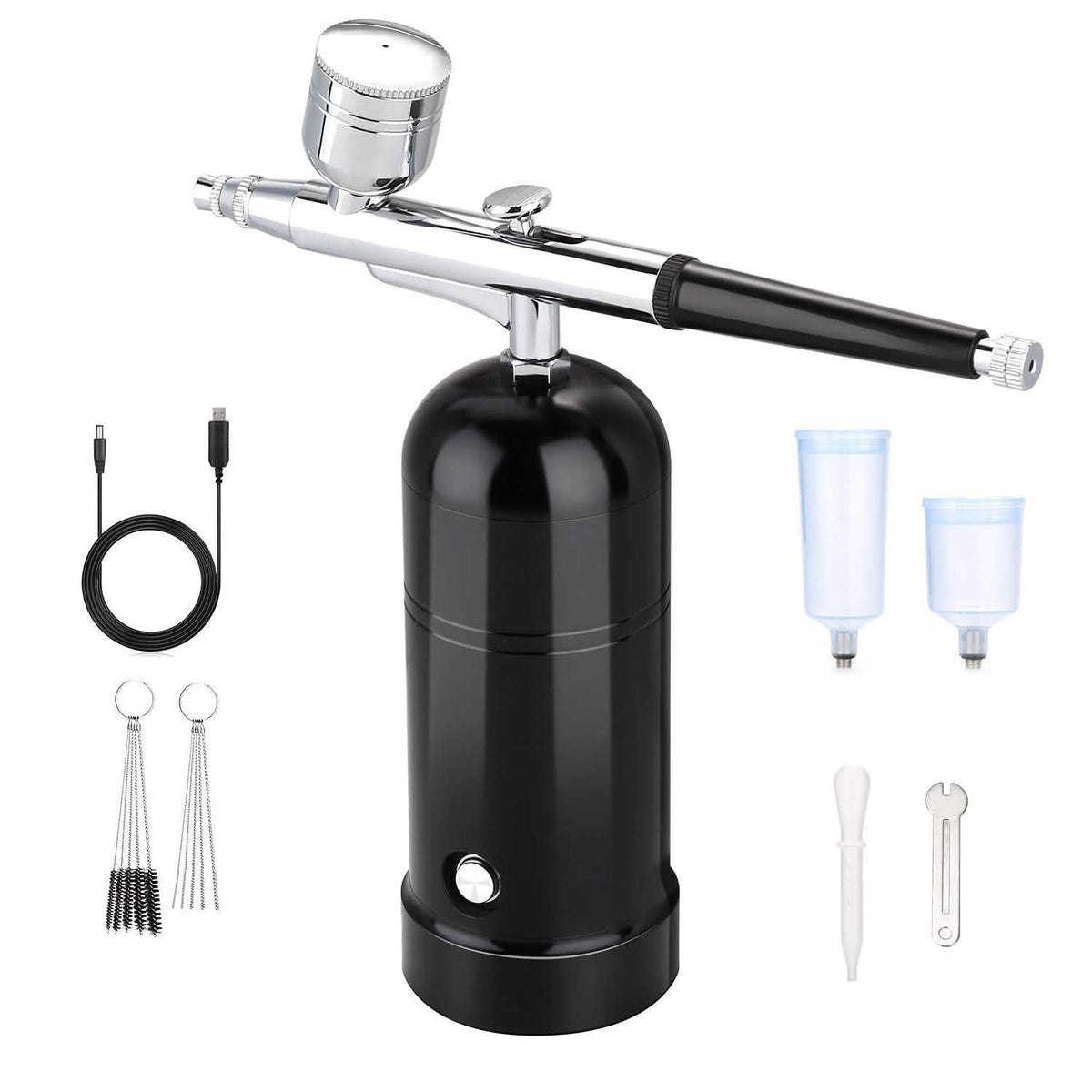 AGPtEK Kit de Aerógrafo Mini Compresor de Aire