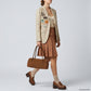 Italian Genuine Suede Shoulder Bag | Pavia