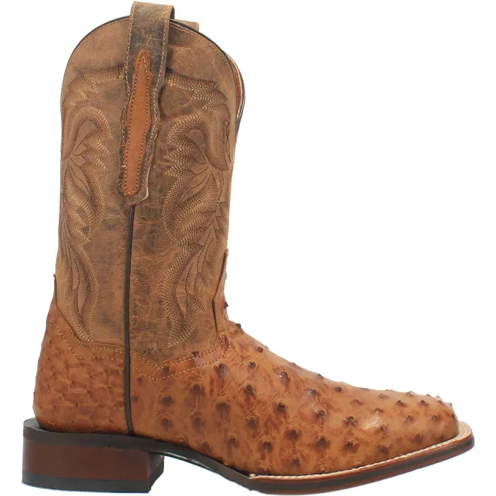 Dan Post Alamosa - Botas de vaquero de piel de avestruz para hombre