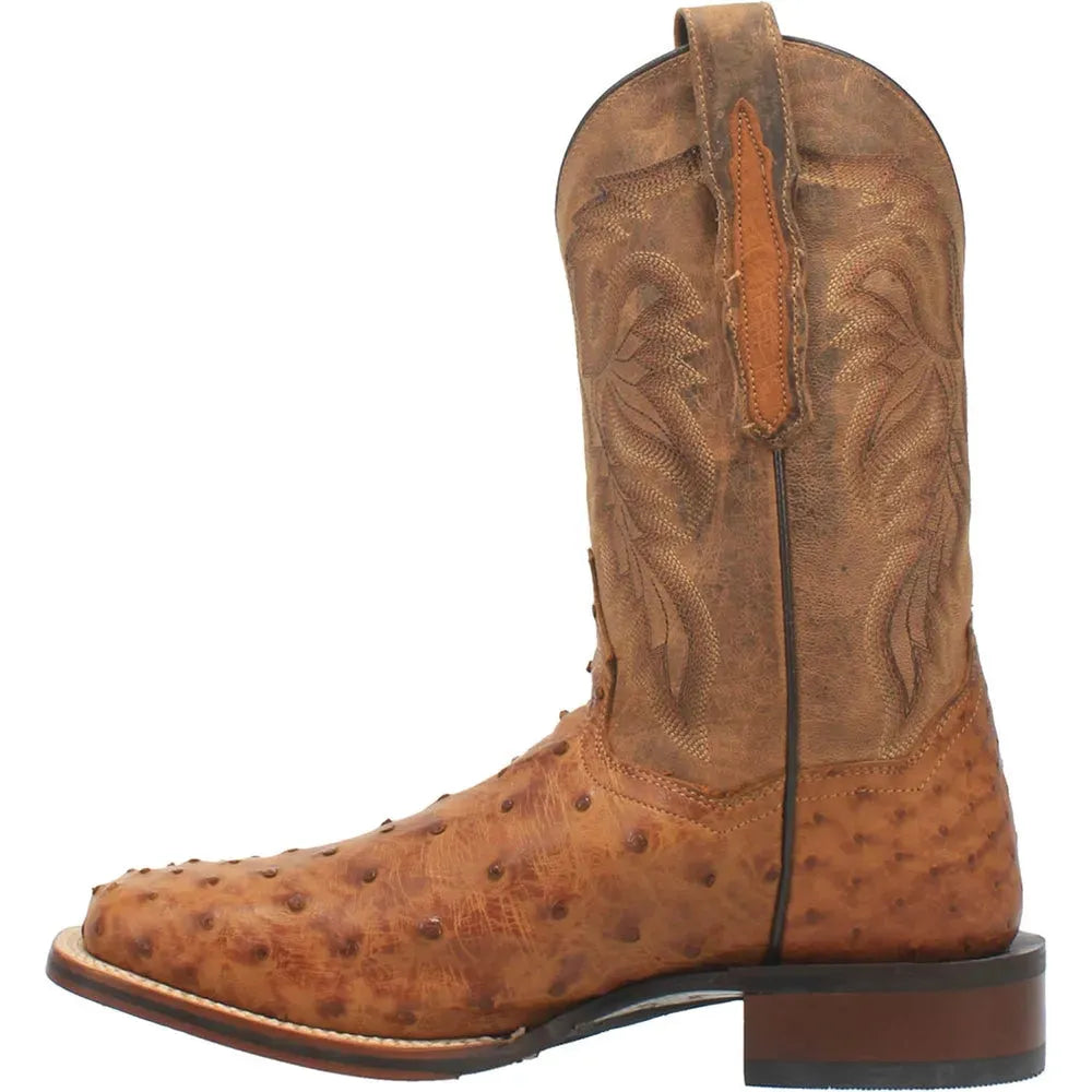 Dan Post Alamosa - Botas de vaquero de piel de avestruz para hombre