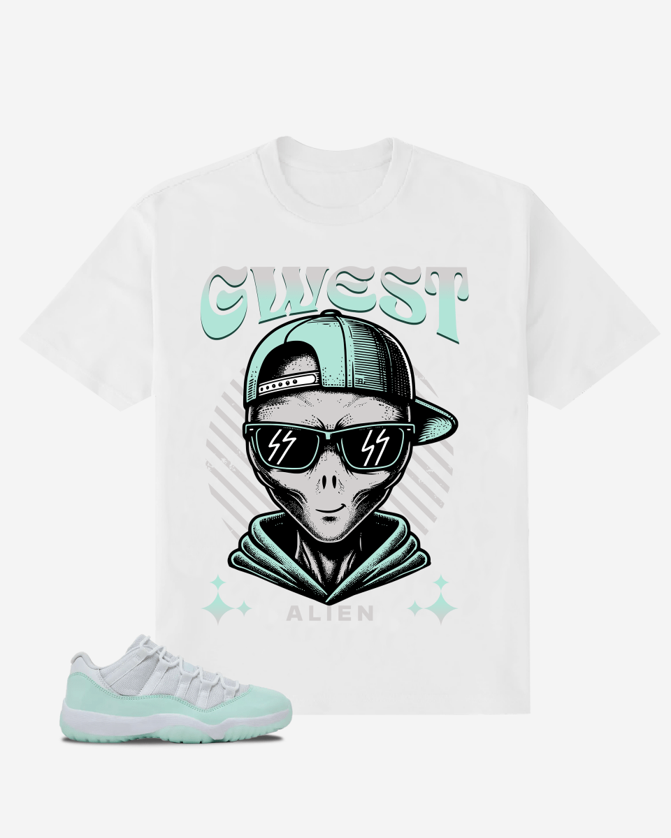G West Alien Hip Hop Oversized T-Shirt Mens