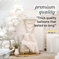 White Wedding Balloon Garland Kit