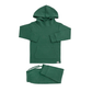 Conjunto deportivo con capucha en verde alpino