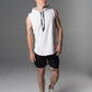 DETERMINED hooded sleeveless