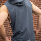 DETERMINED hooded sleeveless