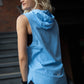 DETERMINED hooded sleeveless
