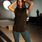 DETERMINED hooded sleeveless