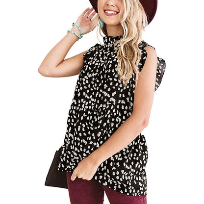 Blusa Túnica Babydoll Informal Estampado Floral para Mujer Angashion