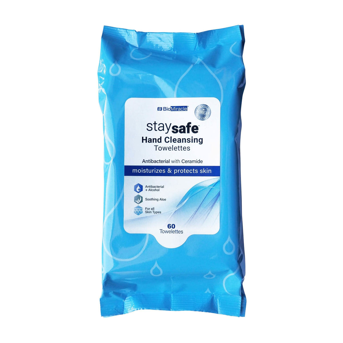 Toallitas antibacteriales con 62% alcohol y aloe